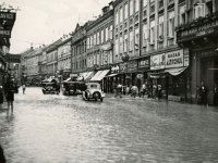 Ilica 1936. godine. Bujična poplava podsljemenskih zagrebačkih potoka